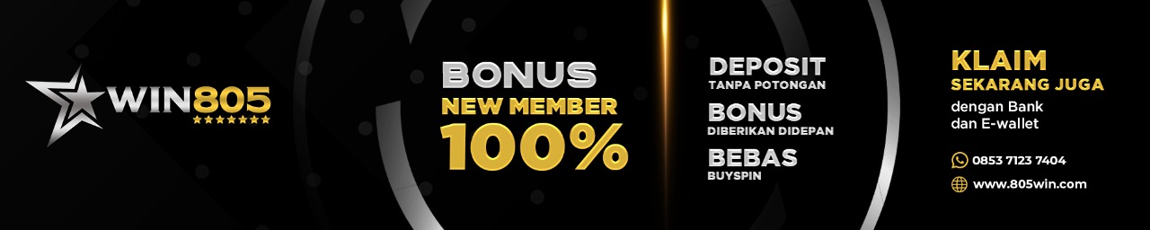 WIN805 - Bonus NewMember 100% || Pulsa Tanpa Potongan